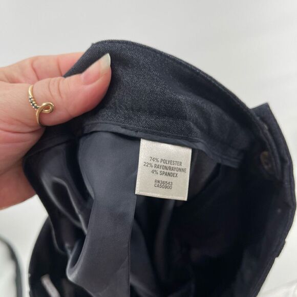 Van Heusen Studio modern fit stretch dark blue denim color size 0 EUC - Picture 12 of 14